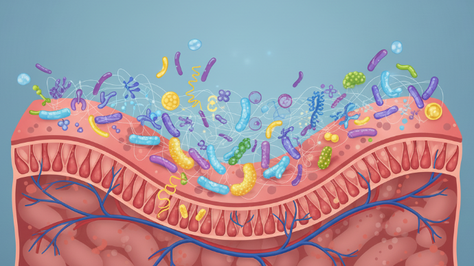 Gut Microbiome Illustration
